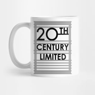 20th Century Limited Streamliner Train Drumhead Mug